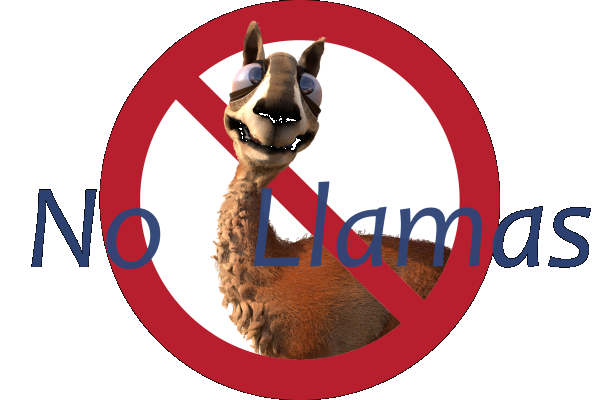 No Llamas